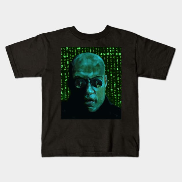 Morpheus Kids T-Shirt by Art Of Lunatik